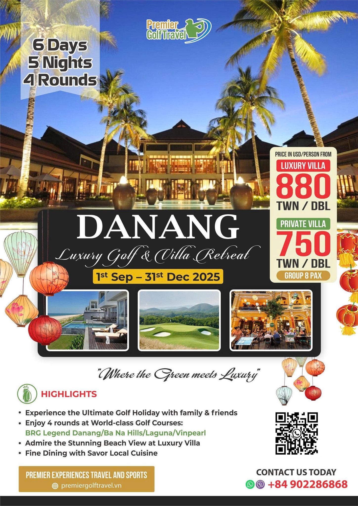 Premier Golf Travel, Golf holidays Package in Vietnam, Vietnam golf tours, Premier Golf, Vietnam golf holiday, Luxury tours